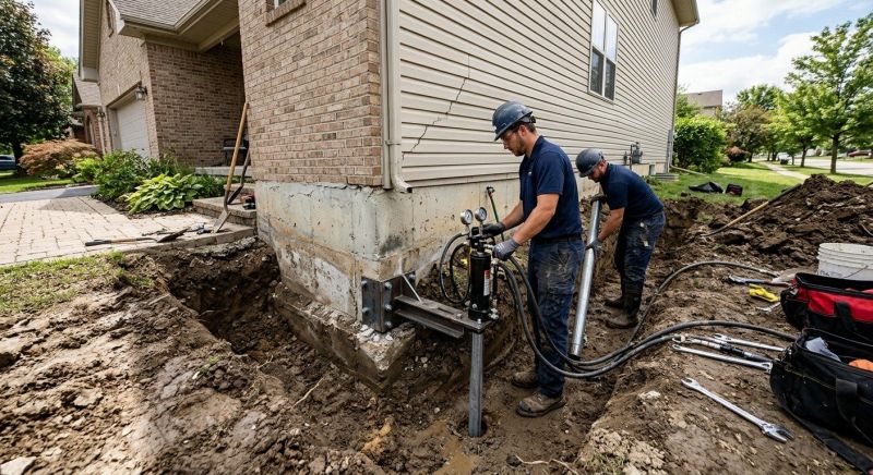 Foundation Settlement Repair