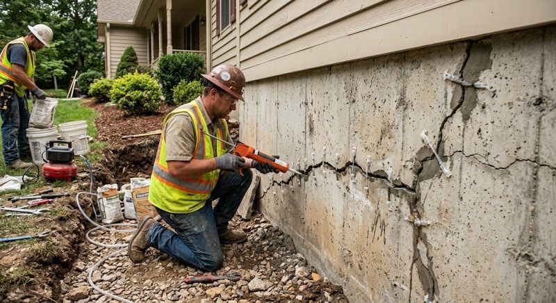 Cracked Foundation Repair in Placentia, CA