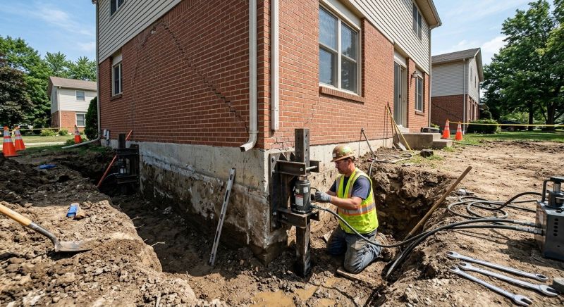 Sinking Foundation Repair in Westminster, CA
