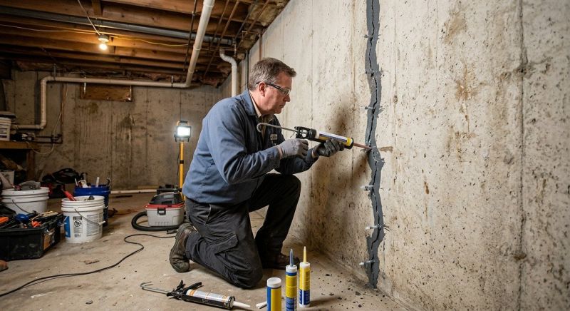 Basement Crack Repair in Yorba Linda, CA