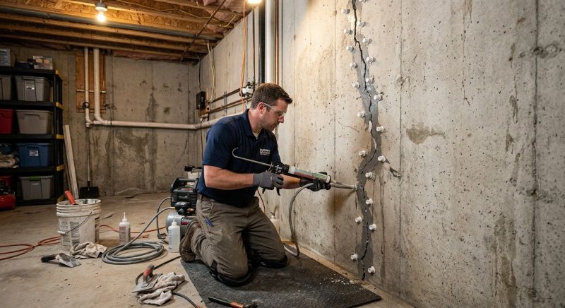 Basement Crack Repair in Yorba Linda, CA