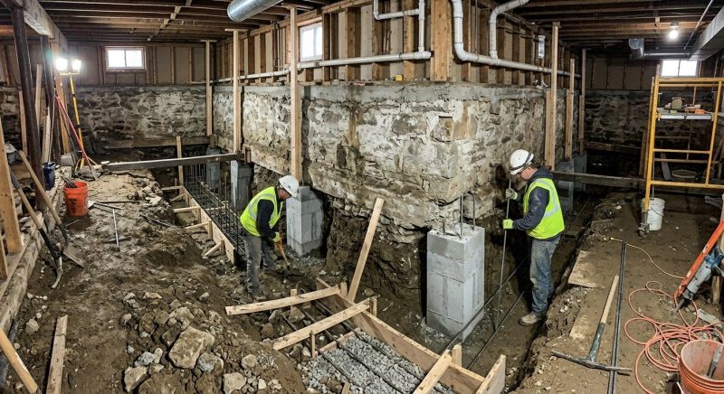 Basement Underpinning in Yorba Linda, CA