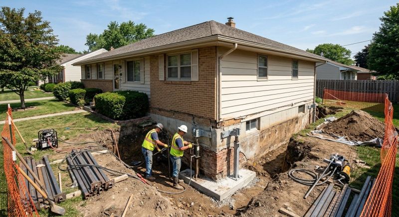Building Foundation Repair in La Habra, CA