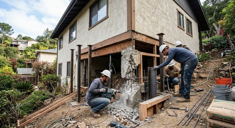 Concrete Foundation Repair in Compton, CA