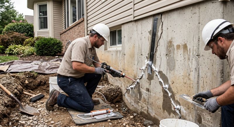 Cracked Foundation Repair in La Habra, CA