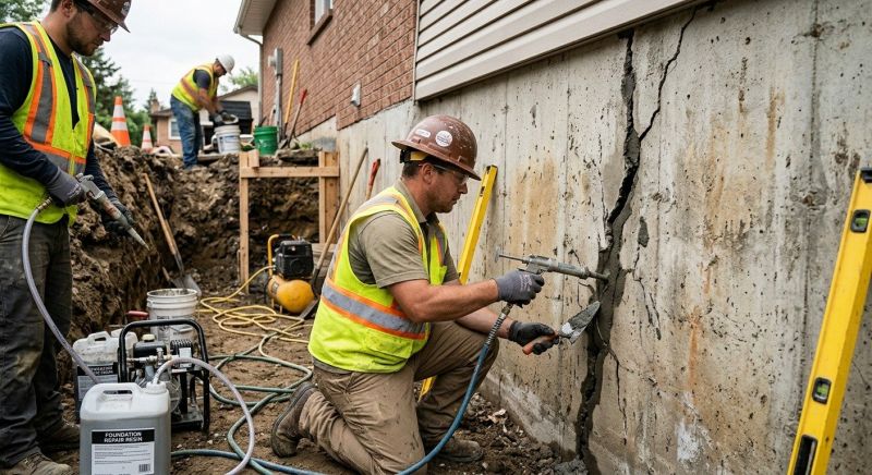 Cracked Foundation Repair in La Puente, CA