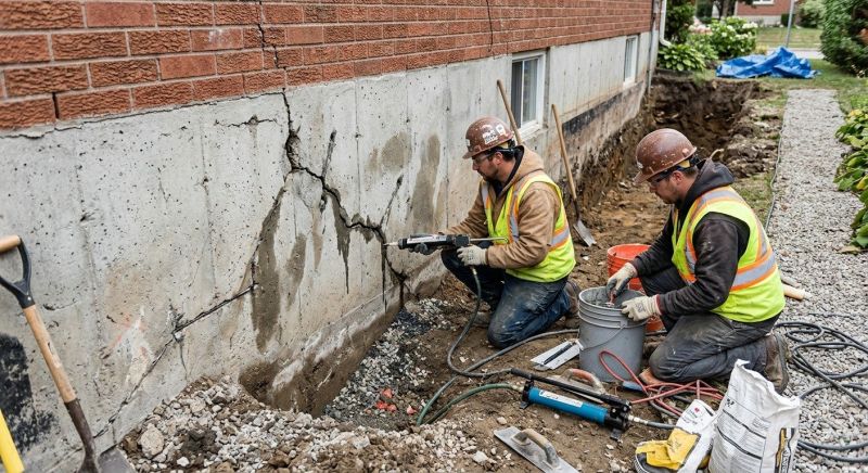 Cracked Foundation Repair in Montebello, CA