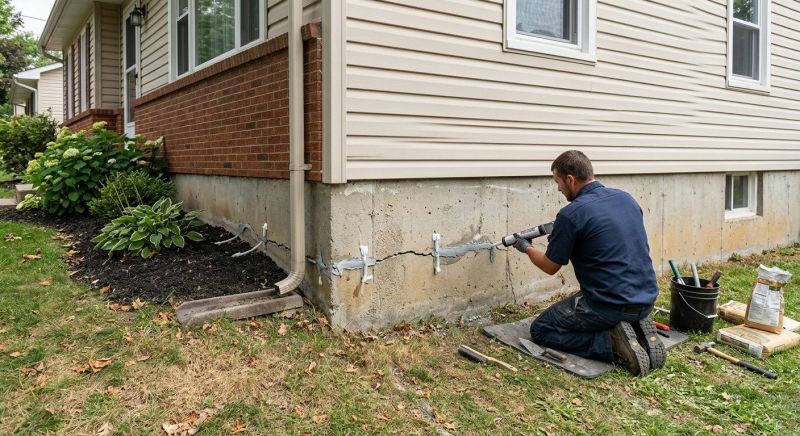 Cracked Foundation Repair in Tustin, CA