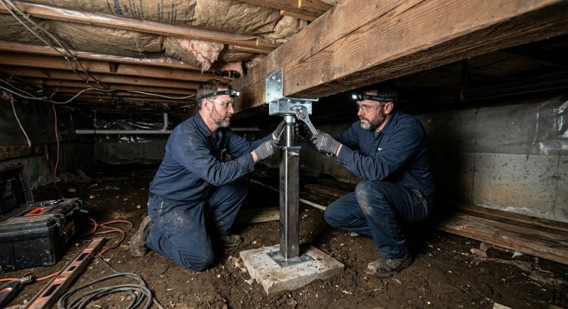 Crawl Space Leveling in Yorba Linda, CA