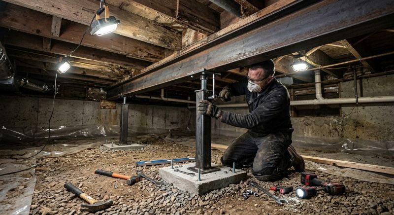 Crawlspace Structural Repair in Yorba Linda, CA