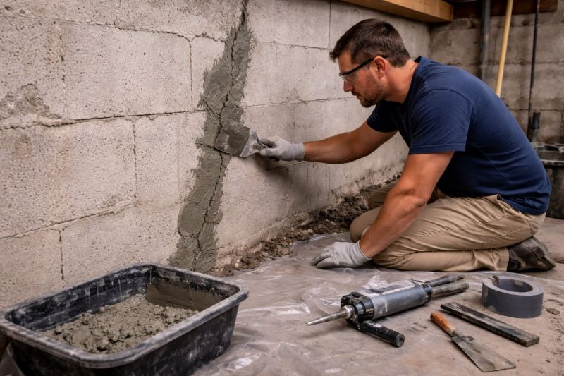 Foundation Crack Repair in Huntington Beach, CA