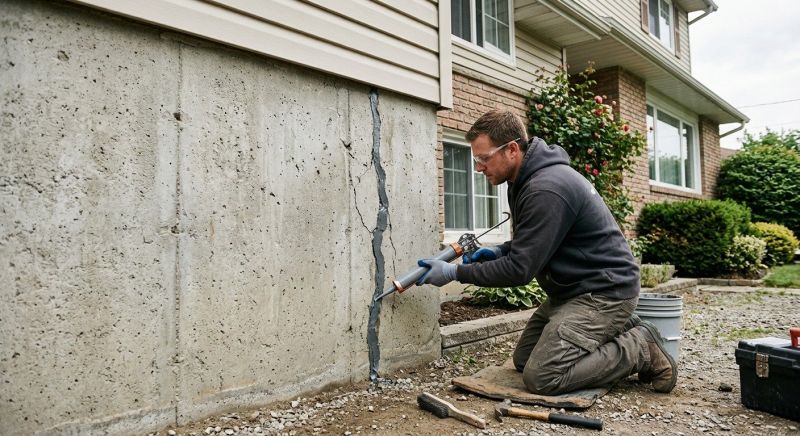Foundation Crack Sealing in Yorba Linda, CA