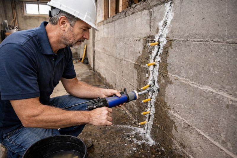 Foundation Crack Sealing in Yorba Linda, CA