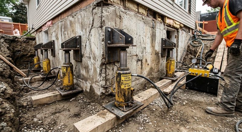 Foundation Jacking in Huntington Beach, CA