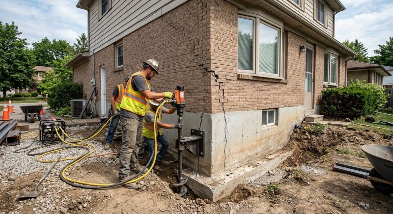 Foundation Lifting in Montclair, CA