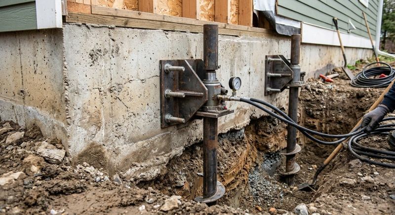 Foundation Pier Leveling in Yorba Linda, CA