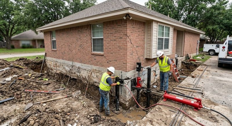 House Foundation Repair in Ontario, CA