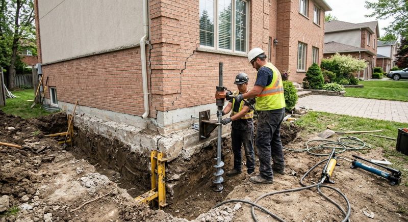 Sinking Foundation Repair in Baldwin Park, CA