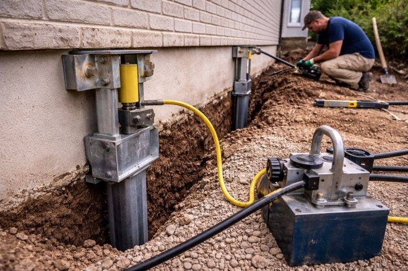 Sinking Foundation Repair in Brea, CA