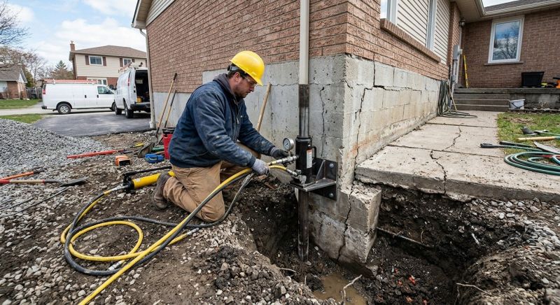 Sinking Foundation Repair in Cerritos, CA