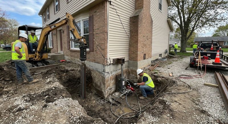 Sinking Foundation Repair in Downey, CA