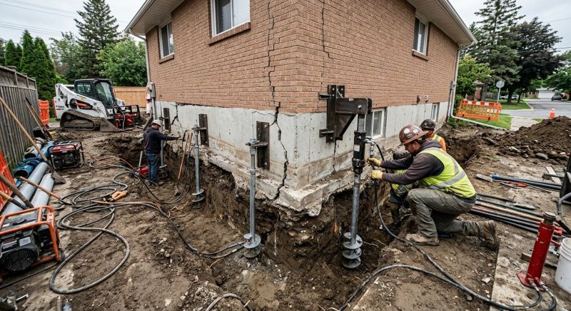 Sinking Foundation Repair in Los Angeles County, CA