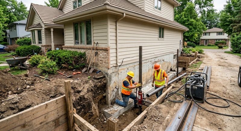 Slab Foundation Repair in Yorba Linda, CA
