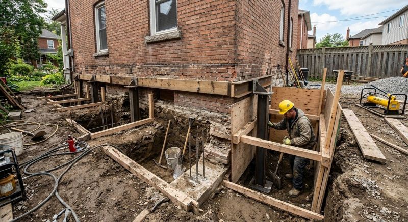 Structural Underpinning in Yorba Linda, CA