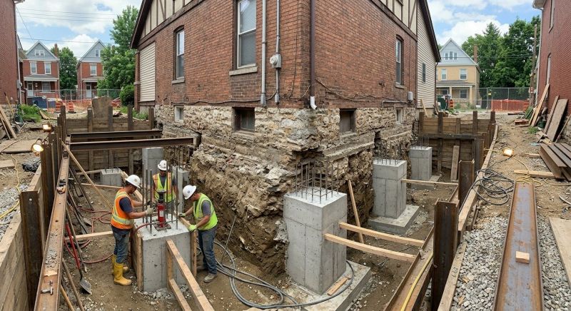 Structural Underpinning in Yorba Linda, CA